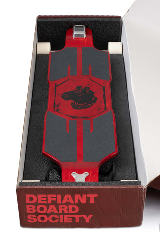 DEFIANT: ONE Electric Skateboard - Red With Boa Wheels