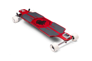 DEFIANT: ONE Electric Skateboard - Red With Boa Wheels