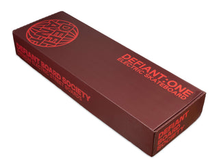 DEFIANT: ONE Electric Skateboard - Red With Boa Wheels