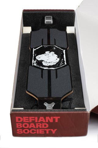 DEFIANT: ONE Electric Skateboard - Black with Boa Wheels