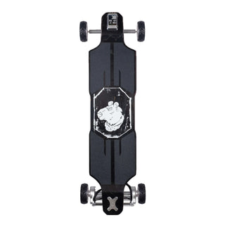 black electric skateboard all terrain