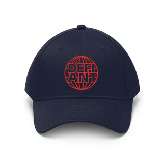 Defiant Globe Logo Twill Hat