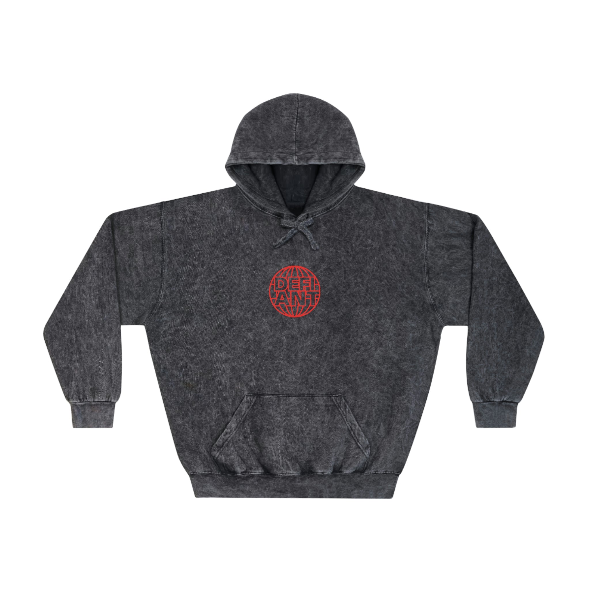 Mineral wash black discount hoodie